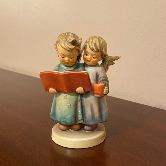 Goebel Hummel Figurine Angel Duet Vintage 1943